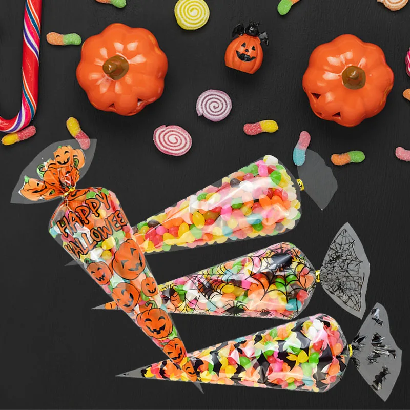 50/100pcs Halloween Pumpkin Skull Bat Candy Bag Transparent Cellophane Food Plastic Package Bag Happy Halloween Party Decoration
50/100pcs Halloween Pumpkin Skull Bat Candy Bag Transparent Cellophane Food Plastic Package Bag Happy Halloween Party Decoration