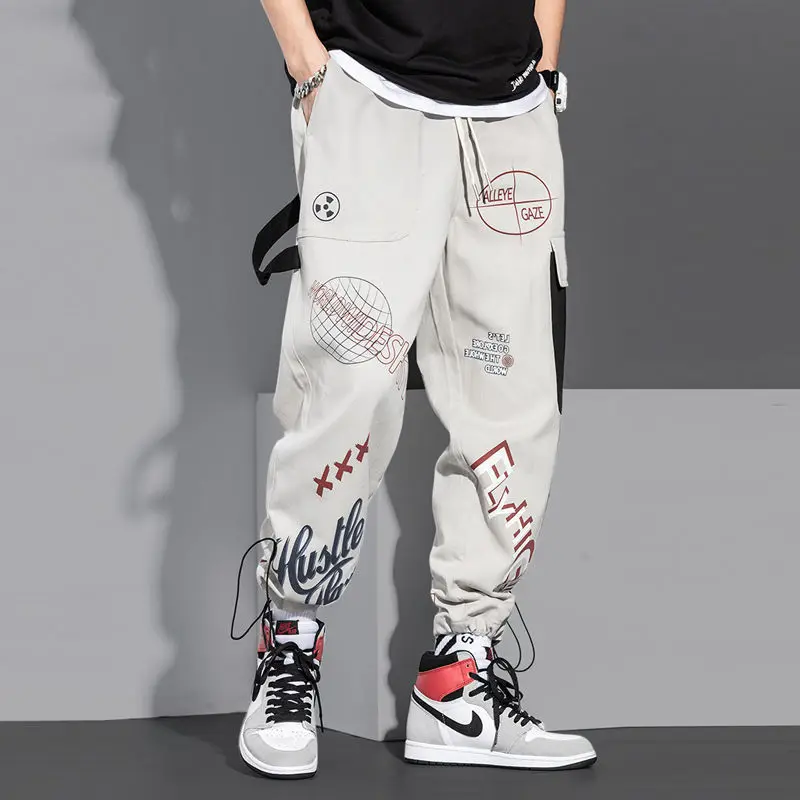 autumn graffiti printed overalls men's fashion brand loose cargo pants drawstring versatile trend corset casual joggers sport
autumn graffiti printed overalls men's fashion brand loose cargo pants drawstring versatile trend corset casual joggers sport