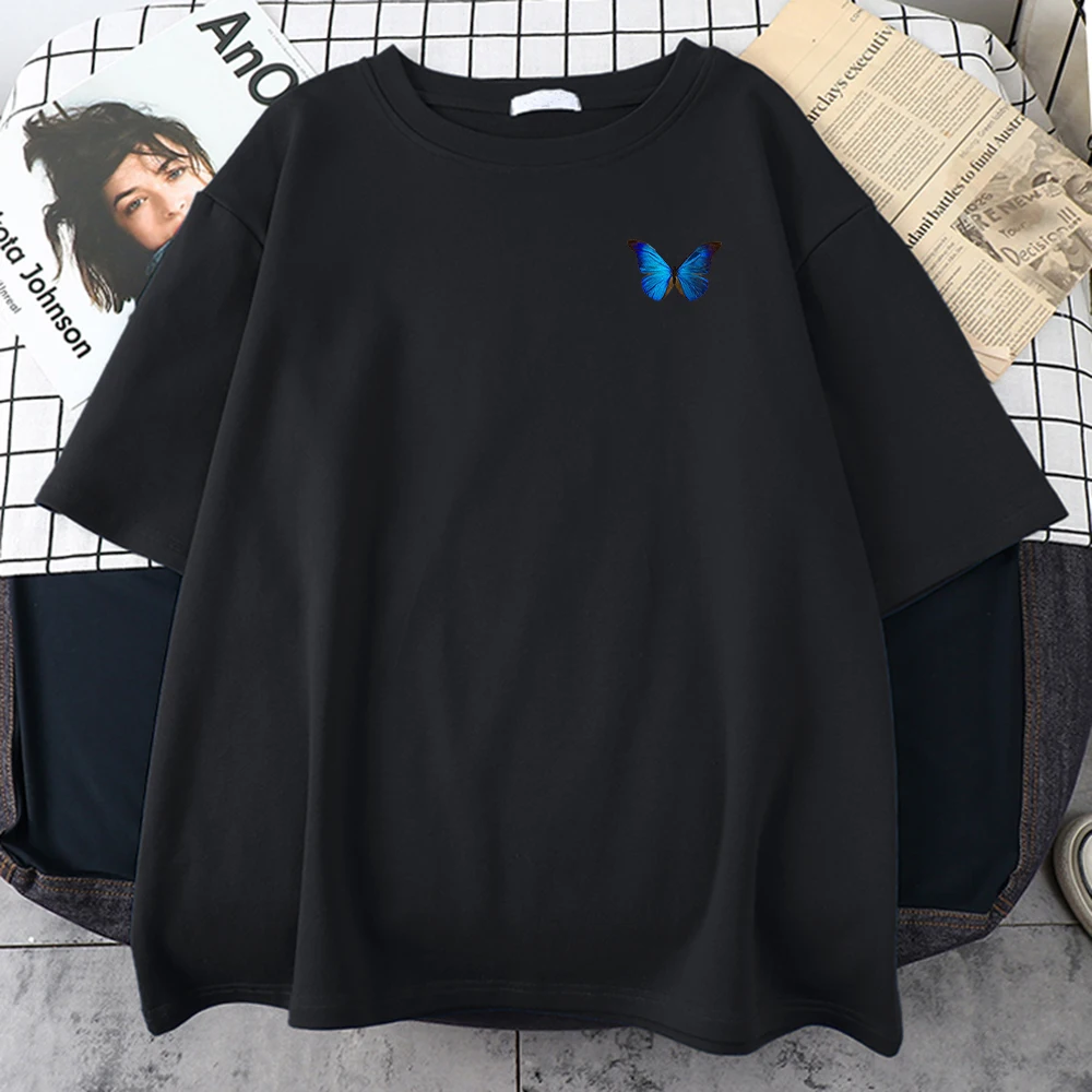 Cute Blue Butterfly Men'S T-Shirt Summer Round Neck Clothing Harajuku Aesthetic Tees Shirt Top Oversize Comfortable T Shirt Male
Cute Blue Butterfly Men'S T-Shirt Summer Round Neck Clothing Harajuku Aesthetic Tees Shirt Top Oversize Comfortable T Shirt Male