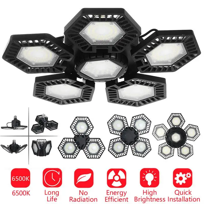 320W E27 LED Transformable Folding Light UFO High Bay Light Garage Lamp for Industrial Lighting Workshop Football Field
320W E27 LED Transformable Folding Light UFO High Bay Light Garage Lamp for Industrial Lighting Workshop Football Field