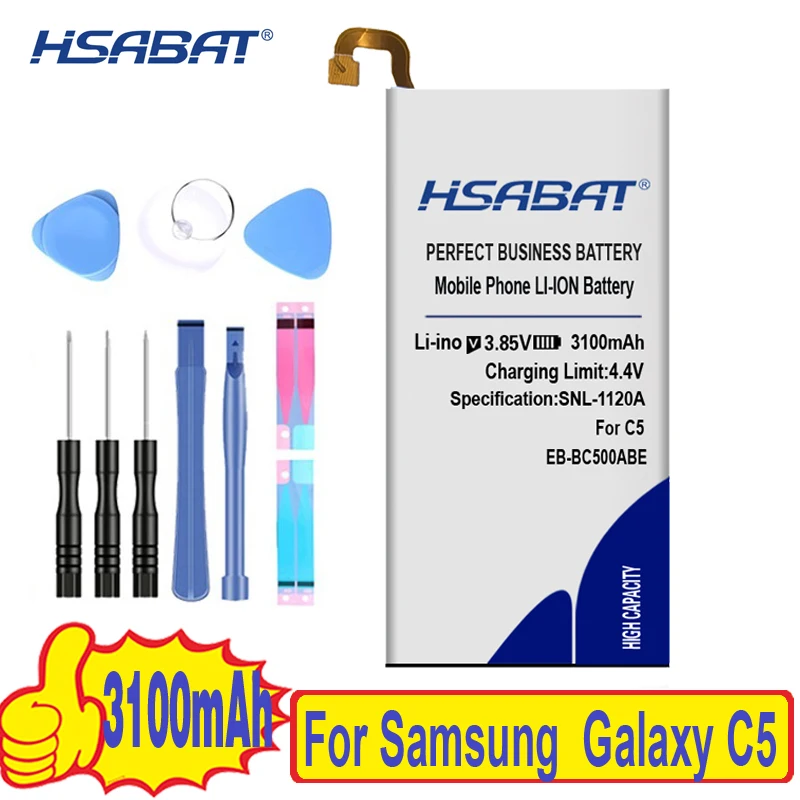 Аккумулятор HSABAT для Samsung Galaxy C5 SM-C5000 |