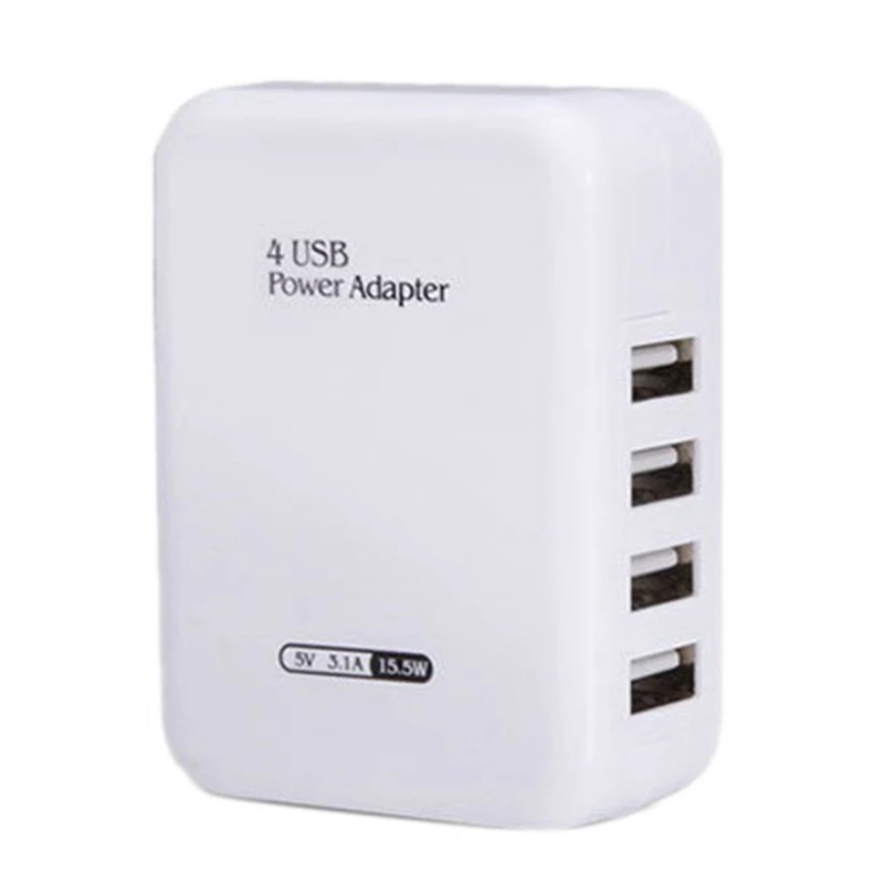 4 Port USB Charger Charging Adapter 15W Built-In Fuse the Charger Is Suitable for Office / Household (EU Plug)
4 Port USB Charger Charging Adapter 15W Built-In Fuse the Charger Is Suitable for Office / Household (EU Plug)