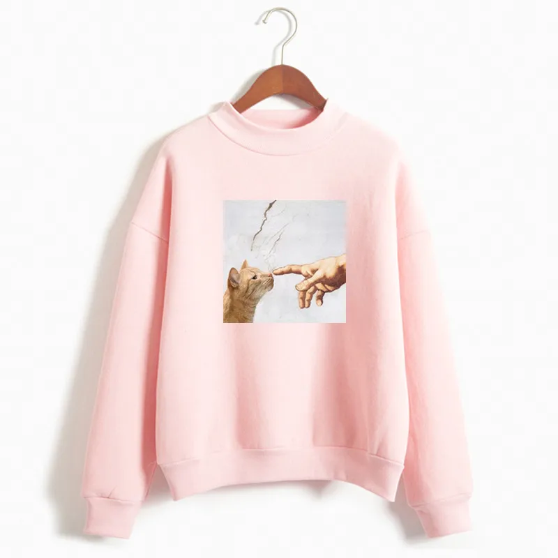 Women Michelangelo Funny Cat Harajuku Luxury Brand Hoodies Female Social Kpop Hoodies & Sweatshirts 90s Lady Yong Girl Drop Ship
Women Michelangelo Funny Cat Harajuku Luxury Brand Hoodies Female Social Kpop Hoodies & Sweatshirts 90s Lady Yong Girl Drop Ship