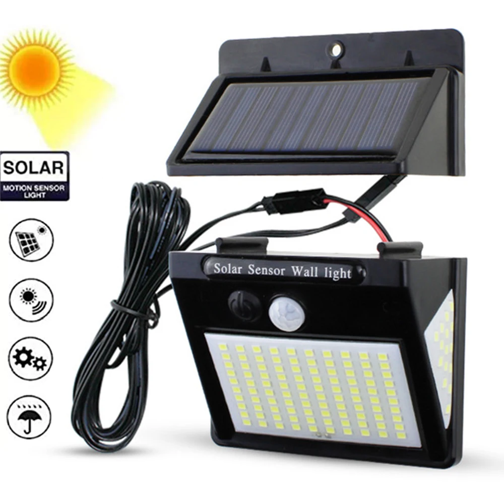 130 100 70 40 LED Solar Power Outdoor Lamp PIR Motion Sensor Wall Light IP65 Waterproof Separated Garden Path Street Wall Lights 
130 100 70 40 LED Solar Power Outdoor Lamp PIR Motion Sensor Wall Light IP65 Waterproof Separated Garden Path Street Wall Lights