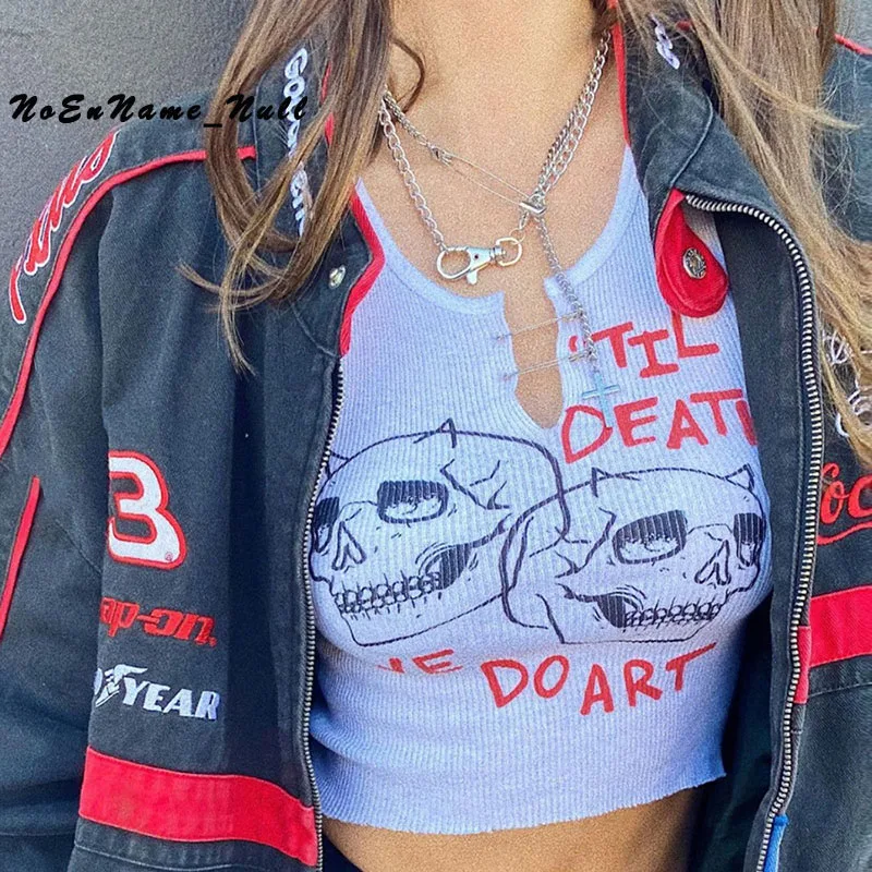 U-neck print slim navel revealing Street trend versatile bottomed tank top women crop tops summer street casual wear basic slim
U-neck print slim navel revealing Street trend versatile bottomed tank top women crop tops summer street casual wear basic slim