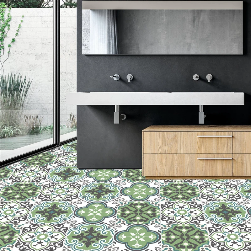 10 Pcs Non-slip Ceramic Tile Stickers Bathroom Living Room Kitchen Toilet Waterproof Wall Floor Stickers
10 Pcs Non-slip Ceramic Tile Stickers Bathroom Living Room Kitchen Toilet Waterproof Wall Floor Stickers