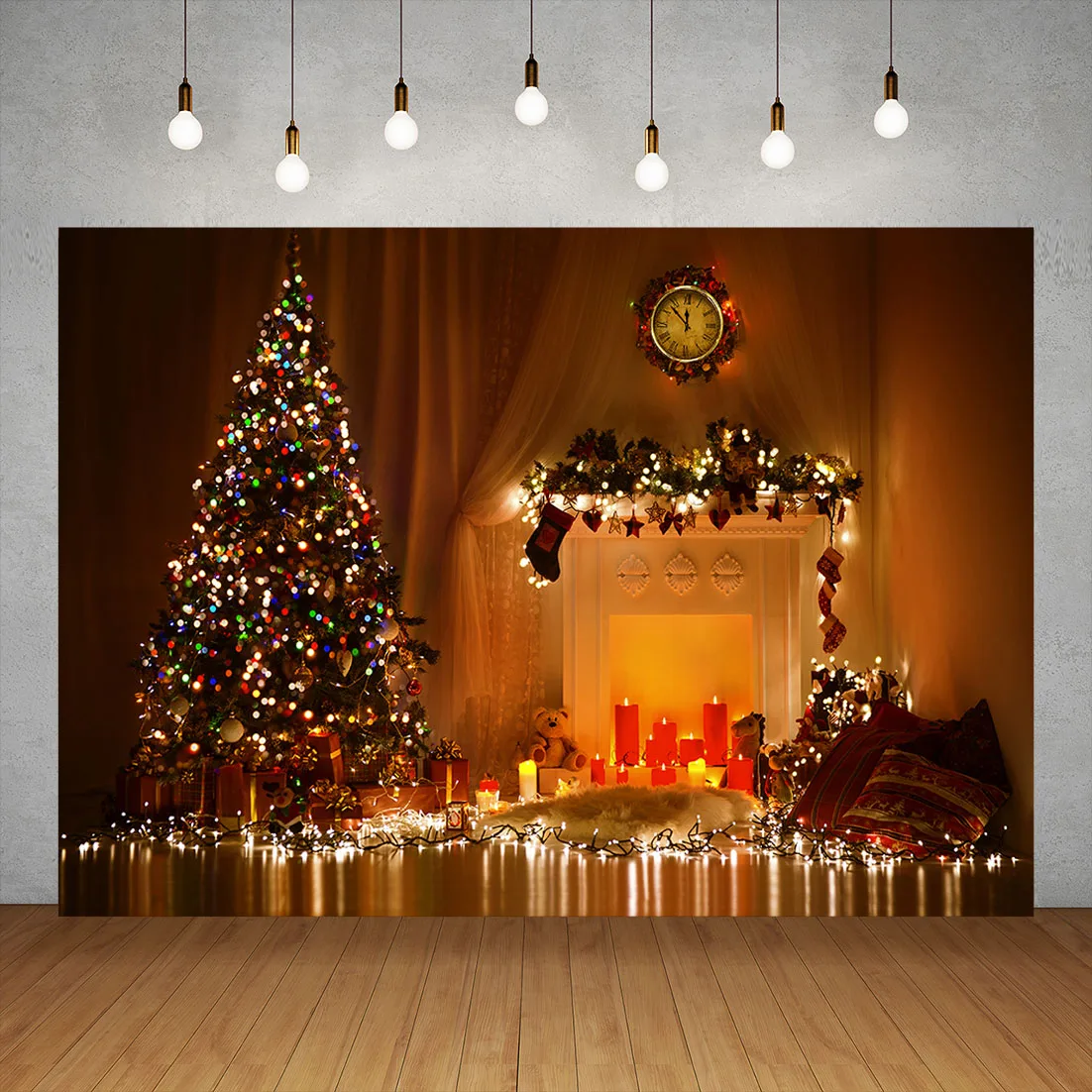 Photography Backgrounds Christmas Tree Decor Living Room Fireplace Vinyl Backdrops for Baby Children Photoshoot Photo Studio
Photography Backgrounds Christmas Tree Decor Living Room Fireplace Vinyl Backdrops for Baby Children Photoshoot Photo Studio