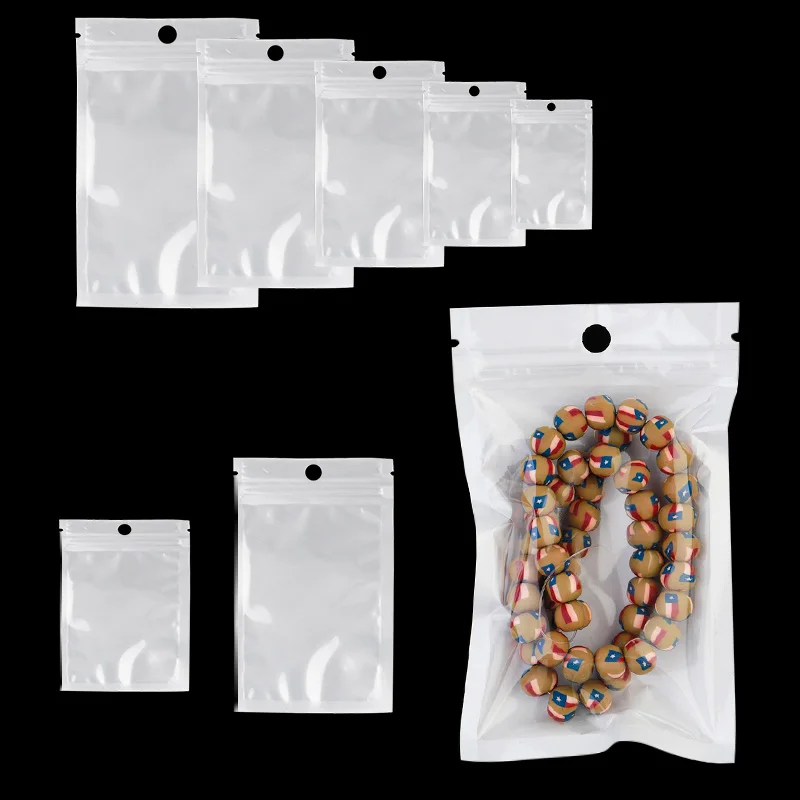50-100pcs Transparent Ziplock Bag White Background Plastic Package Reusable Jewelry Gift Food Self Sealing Storage Packaging
50-100pcs Transparent Ziplock Bag White Background Plastic Package Reusable Jewelry Gift Food Self Sealing Storage Packaging