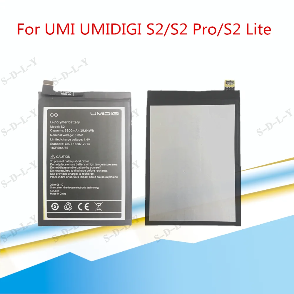 For UMI UMIDIGI S2 / S2 Pro / S2 Lite Smart Phone Batteries 5100mAh Battery Replacement ++Tracking
For UMI UMIDIGI S2 / S2 Pro / S2 Lite Smart Phone Batteries 5100mAh Battery Replacement ++Tracking