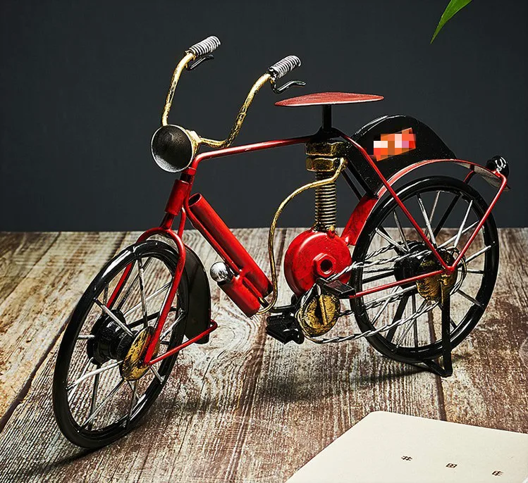 Iron Antique Bike Miniature Model Vintage Bicycle Ornaments Metal Statue Iron Craft Handmade Crafts Home Decoration Accessories
Iron Antique Bike Miniature Model Vintage Bicycle Ornaments Metal Statue Iron Craft Handmade Crafts Home Decoration Accessories