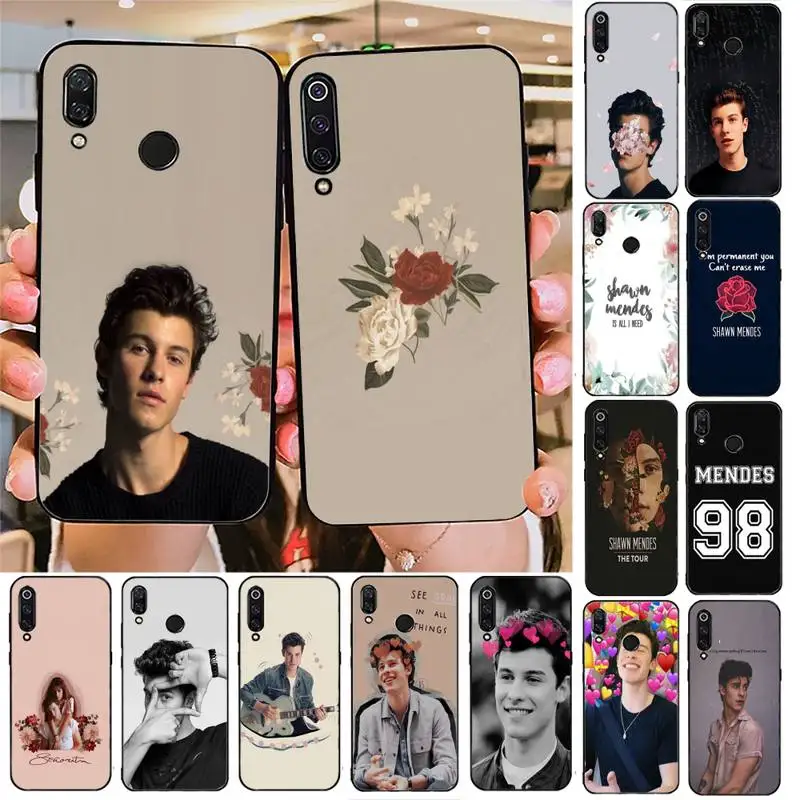 YNDFCNB Shawn Mendes мягкий силиконовый черный чехол для телефона Redmi note 8Pro 8T 6Pro 6A 9 8 7 7A 5 5A