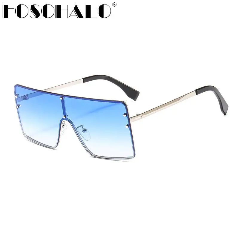 One Piece Square Sunglasses Women Oversized Gradient Blue Black Sun Glasses Trend Men Female Brand Designer Shades UV400
One Piece Square Sunglasses Women Oversized Gradient Blue Black Sun Glasses Trend Men Female Brand Designer Shades UV400