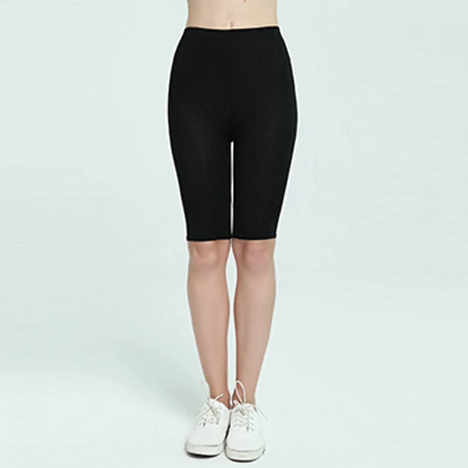 Anti-lighting Safety Color 5-point Soft Leggings Pants Solid Women's Stretch Plus Size Pants
Anti-lighting Safety Color 5-point Soft Leggings Pants Solid Women's Stretch Plus Size Pants