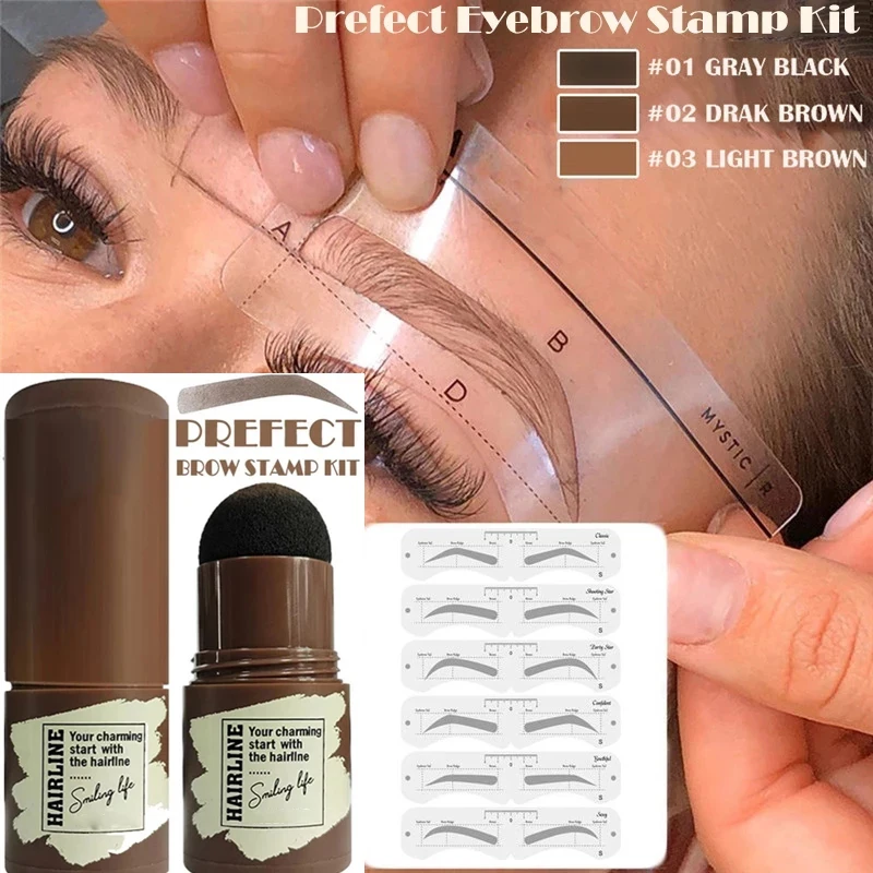 New Brow Stamp Shaping Kit Waterproof One Step Brow Stamp Eyebrow Enhancers Brow Lasting Natural Reusable Eyebrow Stamp Stencil
New Brow Stamp Shaping Kit Waterproof One Step Brow Stamp Eyebrow Enhancers Brow Lasting Natural Reusable Eyebrow Stamp Stencil