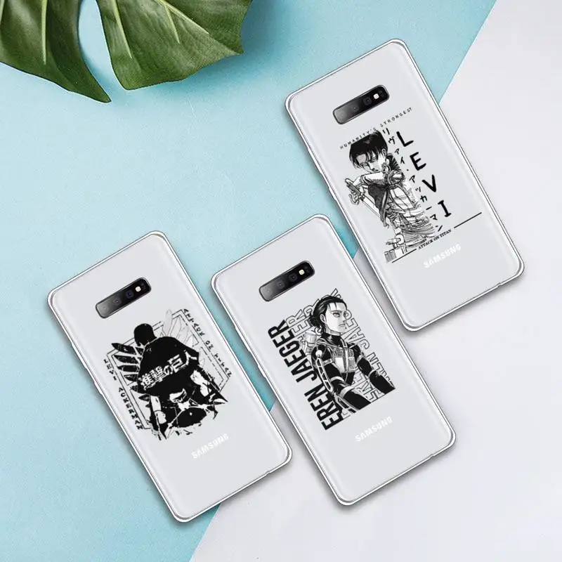 attack on titan anime manga Phone Case Transparent For Samsung Galaxy A S Note J 5 8 51 2016 Prime 20 Ultra 6 7 Edge PLUS 21
attack on titan anime manga Phone Case Transparent For Samsung Galaxy A S Note J 5 8 51 2016 Prime 20 Ultra 6 7 Edge PLUS 21