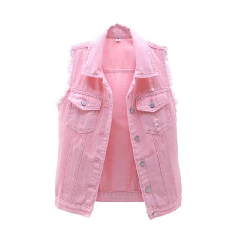 Autumn Women Plus size Denim Vest Sleeveless Waistcoat Students Casual Tops Jeans Jackets Red Pink Purple Yellow Blue White
Autumn Women Plus size Denim Vest Sleeveless Waistcoat Students Casual Tops Jeans Jackets Red Pink Purple Yellow Blue White