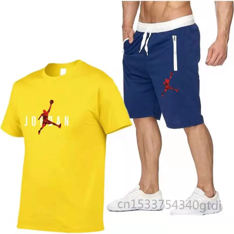 2021 popular new cotton men's T-shirt + Sports Shorts Set jordan-23 summer high quality cotton T-shirt sports running set
2021 popular new cotton men's T-shirt + Sports Shorts Set jordan-23 summer high quality cotton T-shirt sports running set