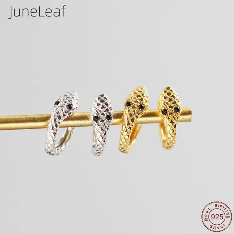 JuneLeaf Real 925 Sterling Silver Retro Punk Round Snake Stud Earrings for Women Bohemia Fine Animal Jewelry Accessories Gift
JuneLeaf Real 925 Sterling Silver Retro Punk Round Snake Stud Earrings for Women Bohemia Fine Animal Jewelry Accessories Gift