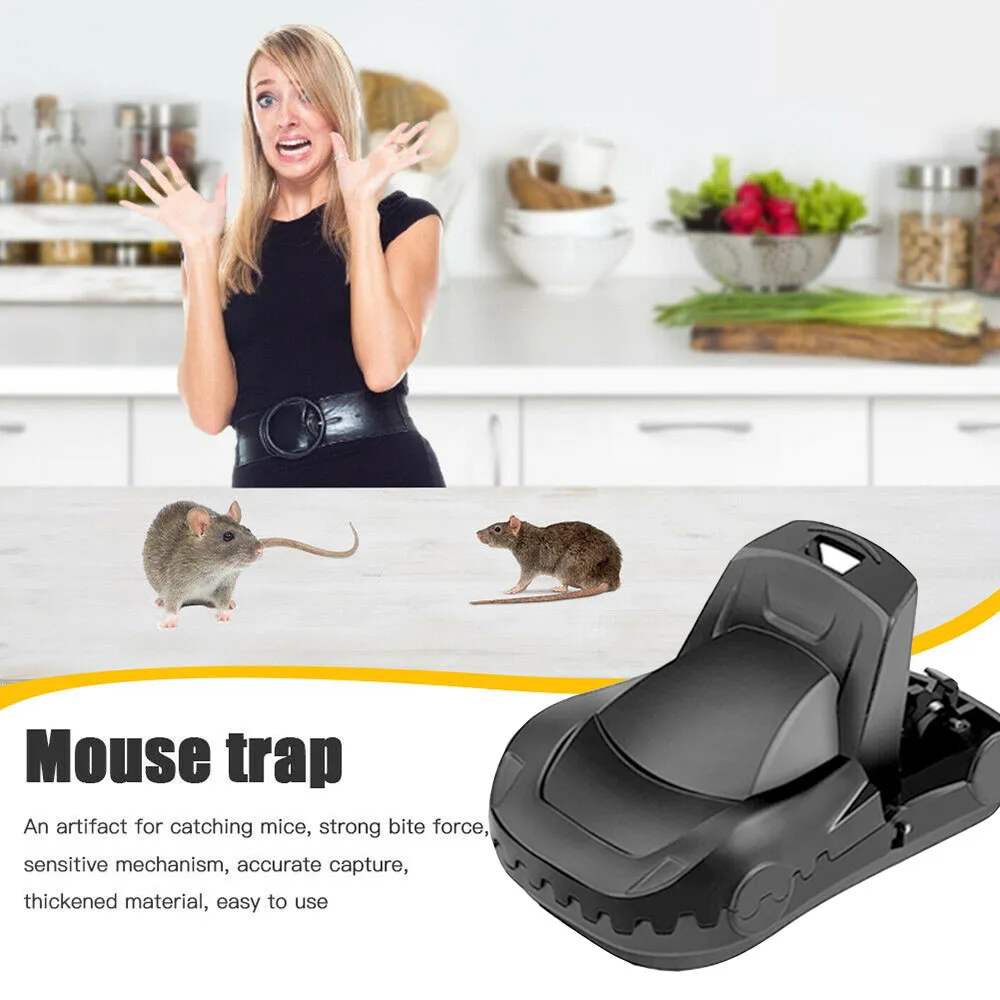 Rat Mice Mouse Auto Catching Catcher Abs Plastic Reusable Mousetrap Bait Snap Rodent Pest Killer Black Home
Rat Mice Mouse Auto Catching Catcher Abs Plastic Reusable Mousetrap Bait Snap Rodent Pest Killer Black Home