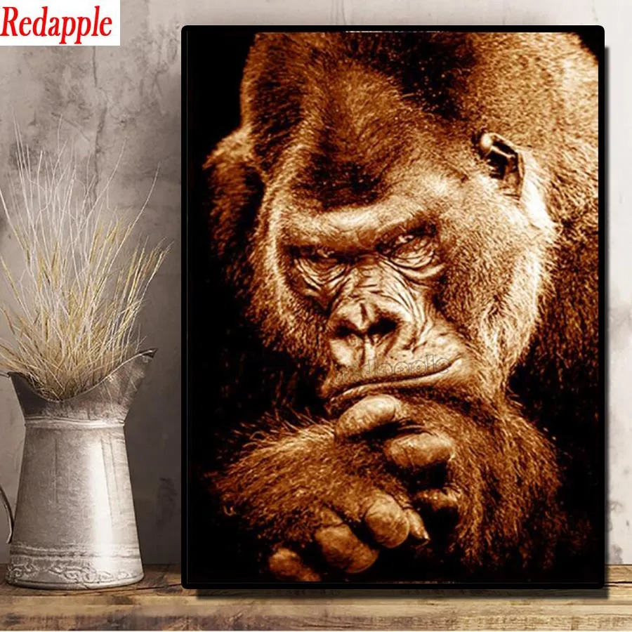 5d Diy Diamond Painting Apes diamond rhinestone African gorilla animal full square round drill,diamond embroidery mosaic decor
5d Diy Diamond Painting Apes diamond rhinestone African gorilla animal full square round drill,diamond embroidery mosaic decor