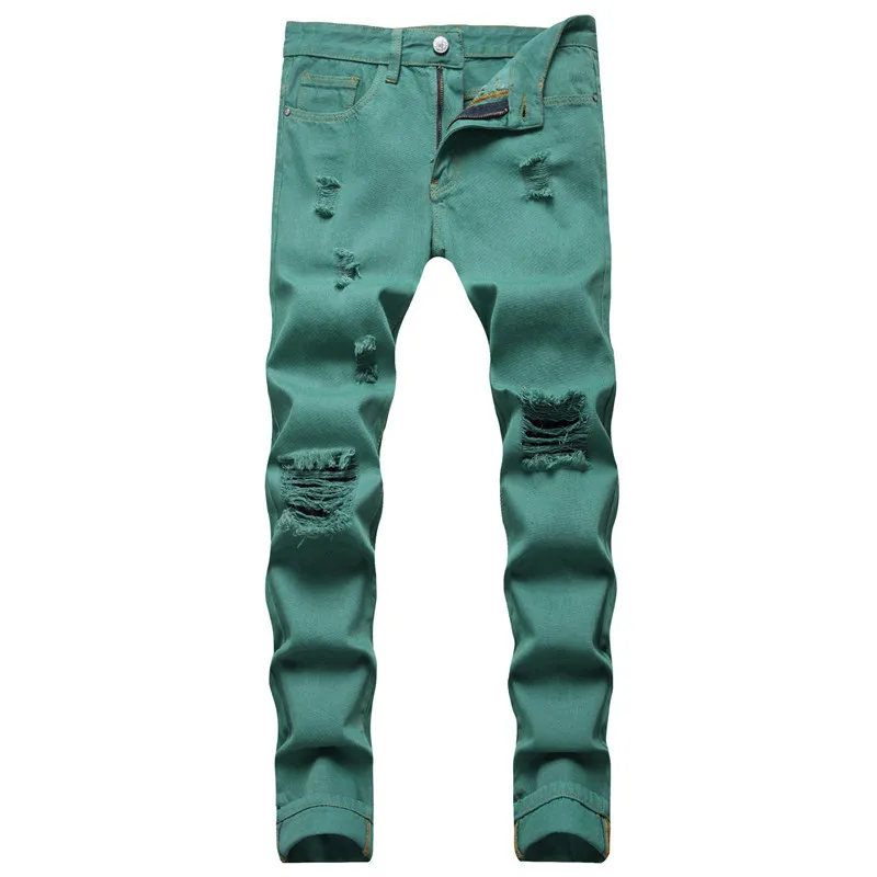 2021 Autumn Spring Men's Skateboard Streetwear HIP HOP Punk Stretch Moto Bike Jeans Ripped Skinny Pencil Straight Denim Trouers
2021 Autumn Spring Men's Skateboard Streetwear HIP HOP Punk Stretch Moto Bike Jeans Ripped Skinny Pencil Straight Denim Trouers