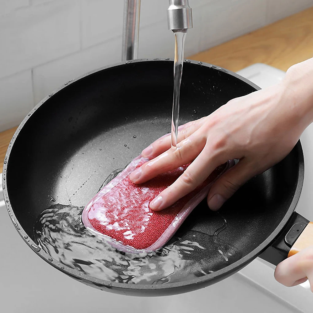 Kitchen Cleaning Towel Nylon Dish Washing Sponge Double Sided Dish Grease Cleaning Tool Dishcloth Towel Accessories
Kitchen Cleaning Towel Nylon Dish Washing Sponge Double Sided Dish Grease Cleaning Tool Dishcloth Towel Accessories