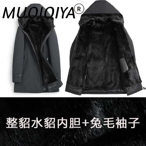 MUOIOYIA Winter Jacket Men Clothing 5XL Parka Real Mink Fur Coat 100% Rabbit Fur Sleeves 6XL Jackets Los Hombres Parkas LXR810
MUOIOYIA Winter Jacket Men Clothing 5XL Parka Real Mink Fur Coat 100% Rabbit Fur Sleeves 6XL Jackets Los Hombres Parkas LXR810