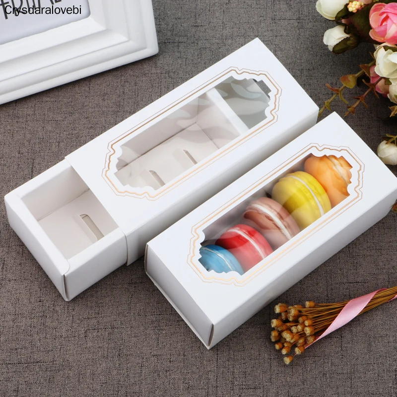50 Pcs Macarons Box Pvc Window White Bronzing Kraft Paper Gift Packaging Box Kid Birthday Wedding Cake Boxes For Guests Candy
50 Pcs Macarons Box Pvc Window White Bronzing Kraft Paper Gift Packaging Box Kid Birthday Wedding Cake Boxes For Guests Candy