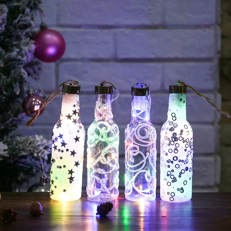 LED Light Luminescent Bottle Pendant PVC Wedding Home Decoration Night Lamp Hotel Christmas Hanging Beautiful Ornaments DIY
LED Light Luminescent Bottle Pendant PVC Wedding Home Decoration Night Lamp Hotel Christmas Hanging Beautiful Ornaments DIY