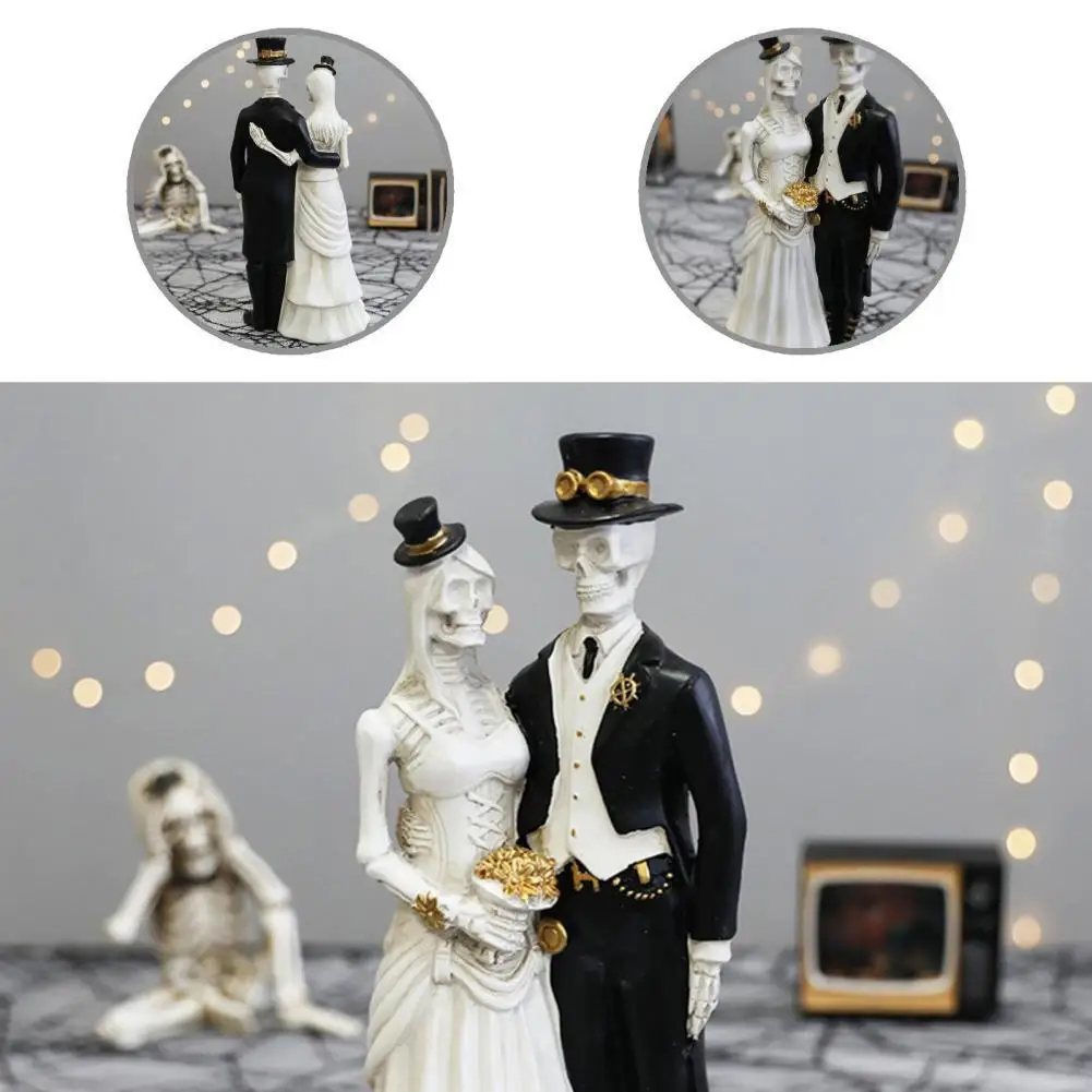 Novelty Halloween Decoration Skeleton Ghost Bride Groom Clear Texture Skeleton Decoration Wear-resistant for Garden
Novelty Halloween Decoration Skeleton Ghost Bride Groom Clear Texture Skeleton Decoration Wear-resistant for Garden