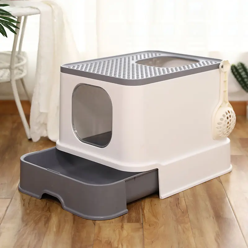 Large Litter Box Fully Enclosed Cat Toilet Drawer-Type Splash-Proof Litter Box Cat Supplies Factory Direct Supply Cat Litter
Large Litter Box Fully Enclosed Cat Toilet Drawer-Type Splash-Proof Litter Box Cat Supplies Factory Direct Supply Cat Litter