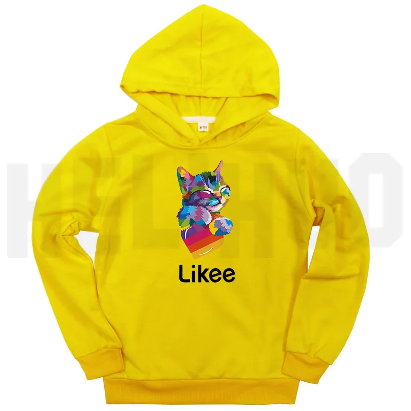 

"LIKEE 1 (Like Video)" Hoodie Russia Style LIKEE Hoodie for Kids Print Sweatshirts Sports Teenagers Autumn Spring Hoody Pullover