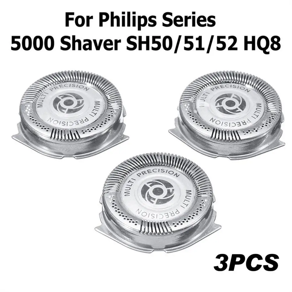 

3 шт. для бритвы Philips, бритвенный станок, головка, инструмент для бритья, головка для бритвы Philips серии 5000, бритва SH50/51/52 HQ8