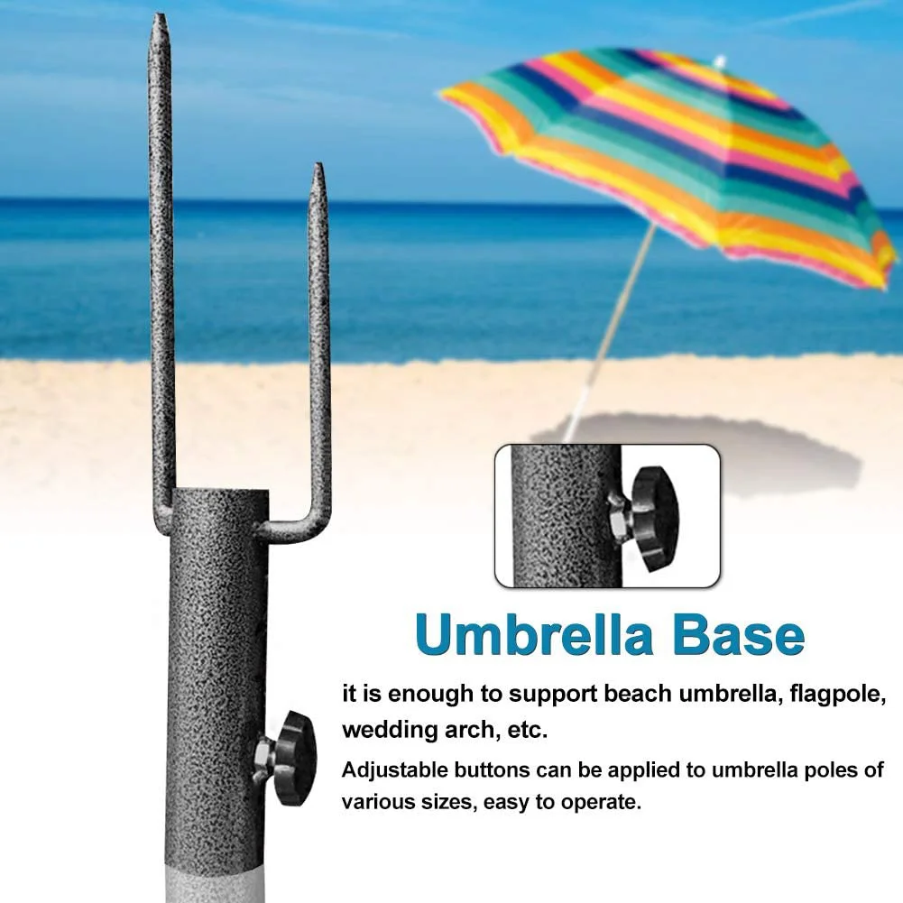 Adjustable Beach Umbrella Anchor Portable Sand Screw Stand Spike Universal Sand Grabber Fishing Pole Flag Stand Parasol Ground
Adjustable Beach Umbrella Anchor Portable Sand Screw Stand Spike Universal Sand Grabber Fishing Pole Flag Stand Parasol Ground