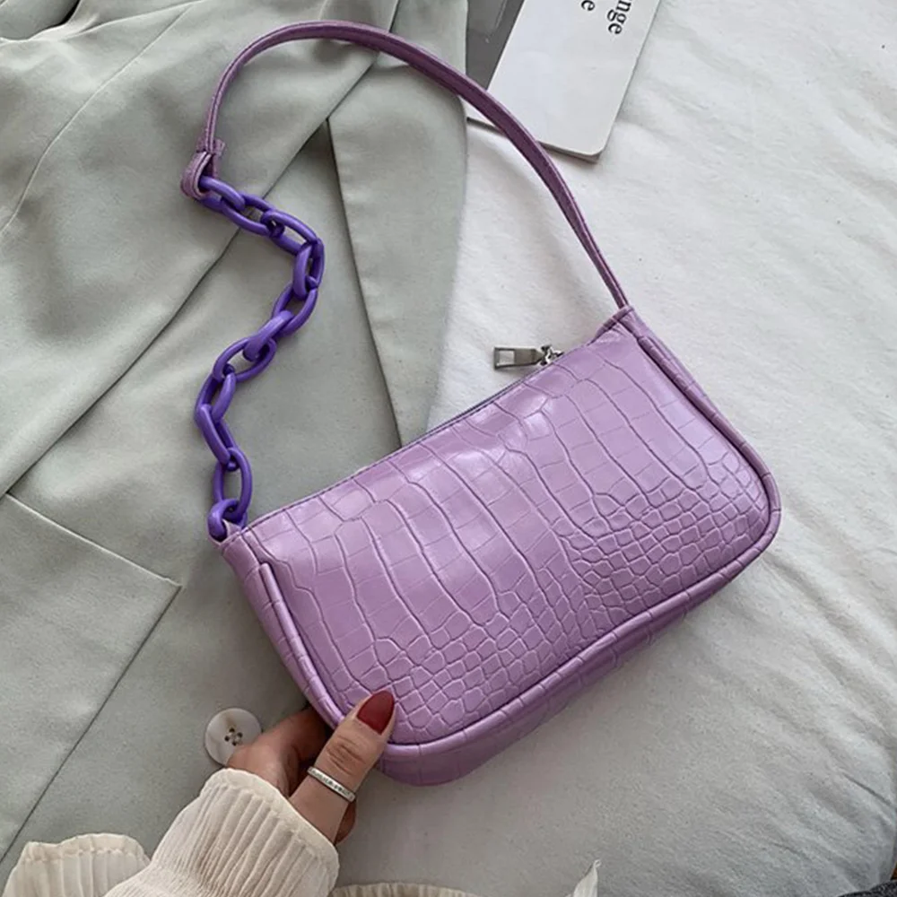 Soft PU Leather Shoulder Bag with Chain for women New 2021 Underarm Top Handle Bags Female Clutch Fashion Exquisite Shopping Bag
Soft PU Leather Shoulder Bag with Chain for women New 2021 Underarm Top Handle Bags Female Clutch Fashion Exquisite Shopping Bag