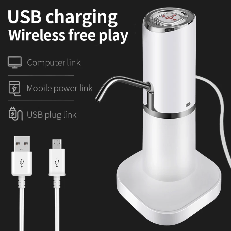 1pc Water Pump Dispenser Water Bottle Pump Mini Barreled Water Electric Pump USB Charge Automatic Portable Bottle Switch
1pc Water Pump Dispenser Water Bottle Pump Mini Barreled Water Electric Pump USB Charge Automatic Portable Bottle Switch