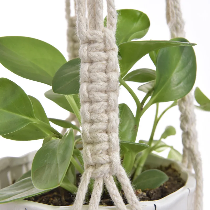 Beige 1Pcs Garden Supplies Multi-purpose European Style Flower Tray Basket Plant Hanger Wall Decoration Hand Woven Cotton Rope
Beige 1Pcs Garden Supplies Multi-purpose European Style Flower Tray Basket Plant Hanger Wall Decoration Hand Woven Cotton Rope