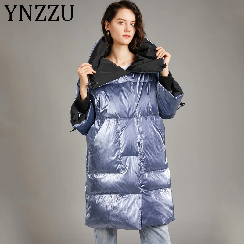 Женская куртка на белом утином пуху YNZZU, яркая длинная теплая куртка с отложным воротником, большие размеры, A1419, весна-Зима 2020
Женская куртка на белом утином пуху YNZZU, яркая длинная теплая куртка с отложным воротником, большие размеры, A1419, весна-Зима 2020