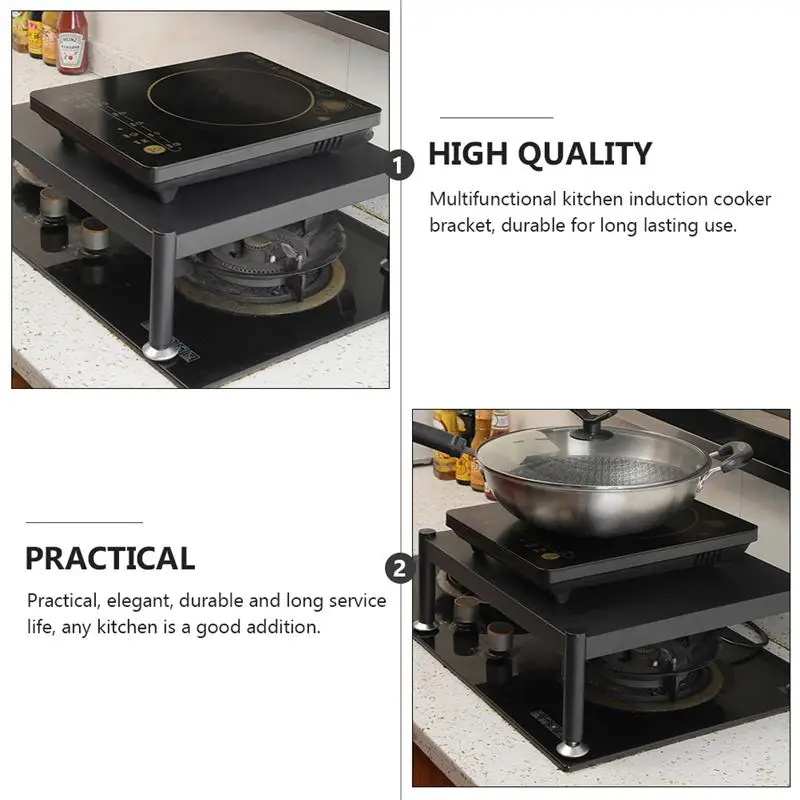 1Pc Stainless Steel Induction Cooker Rack Kitchen Stove Storage Shelf Black
1Pc Stainless Steel Induction Cooker Rack Kitchen Stove Storage Shelf Black