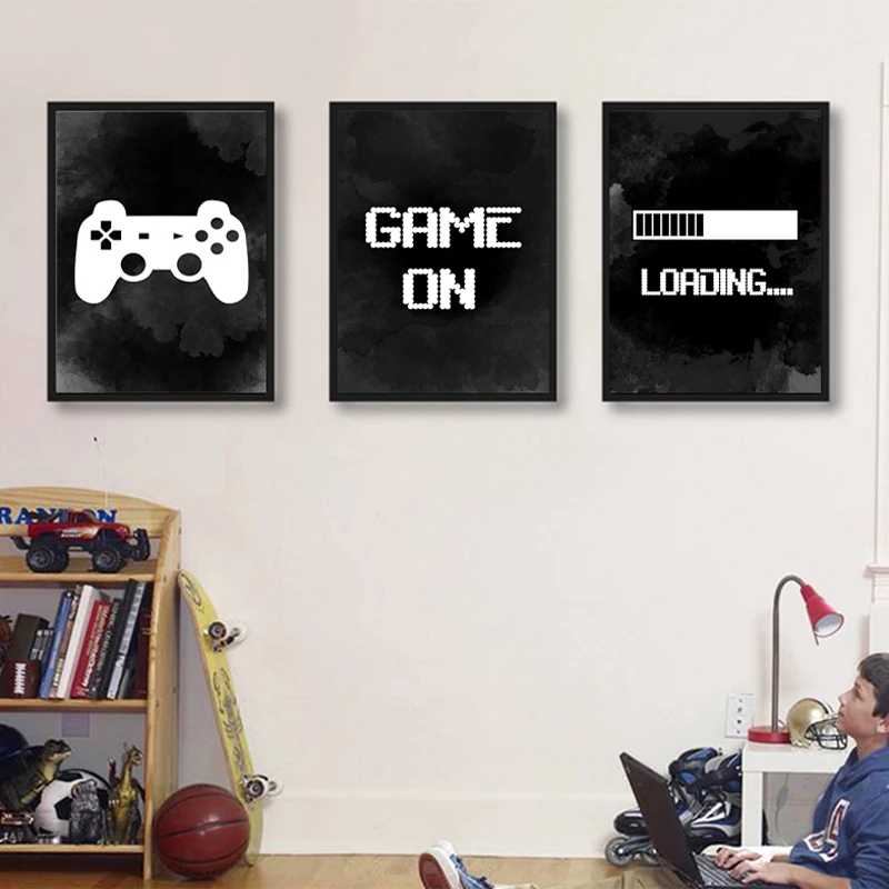 Gaming Wall Art Canvas Painting Kids Boys Gift Video Game Posters and Prints Gaming Room Decor Wall Decor Picture Child Playroom
Gaming Wall Art Canvas Painting Kids Boys Gift Video Game Posters and Prints Gaming Room Decor Wall Decor Picture Child Playroom