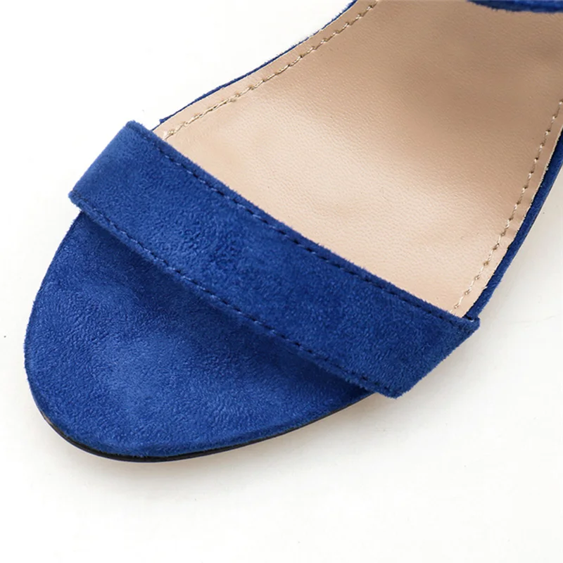 2020 Summer Women 11.5cm High Heels Cross Strap Up Toe Sandals Blue Heels Scarpins Fetish Shoes Sexy Lady Office Stripper Pumps
2020 Summer Women 11.5cm High Heels Cross Strap Up Toe Sandals Blue Heels Scarpins Fetish Shoes Sexy Lady Office Stripper Pumps