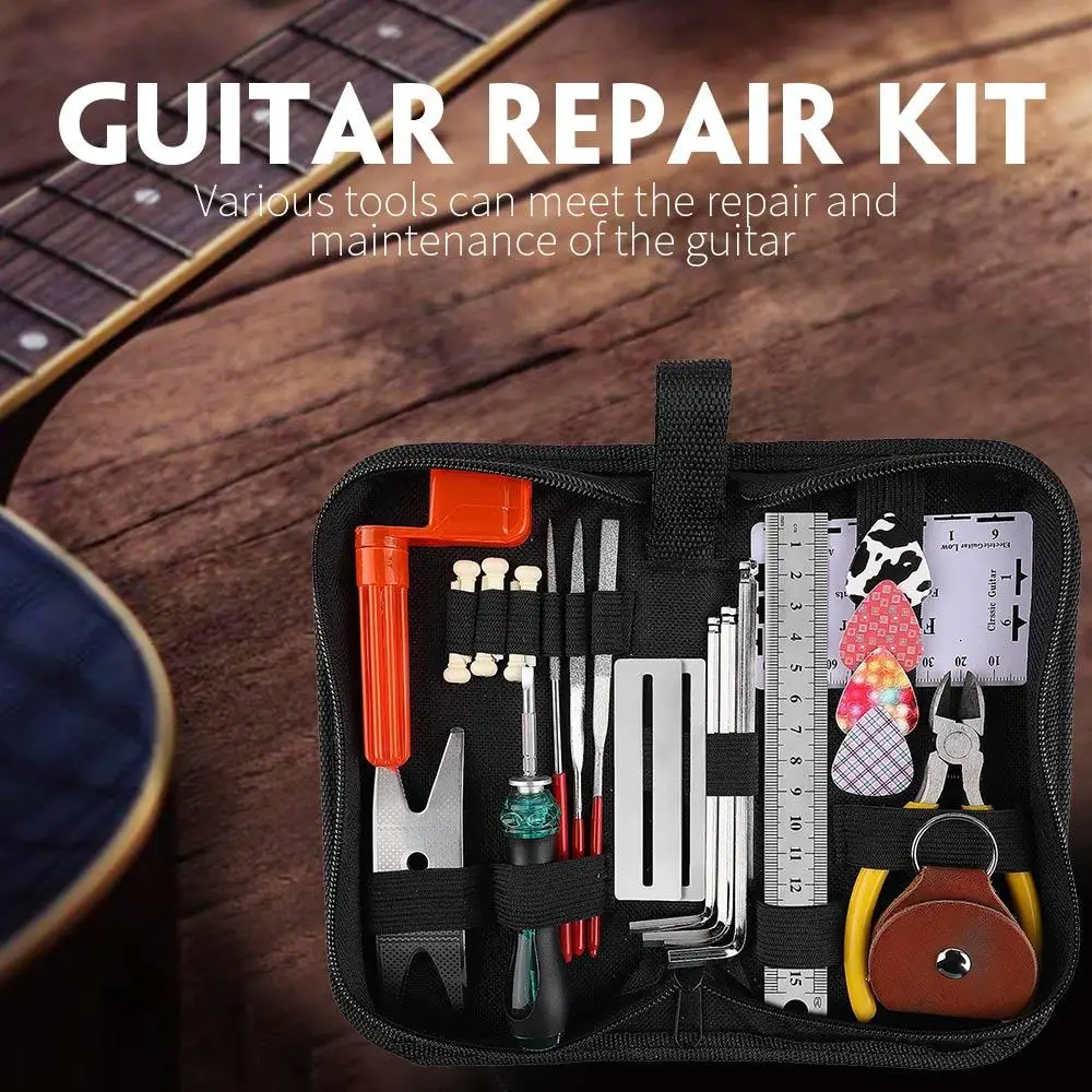 Durable Metal 26pcs/Set Home Electric Guitarra Guitar Repair Tools Guitar Care Tool Parts Accessories Guitar Accessories Gifts
Durable Metal 26pcs/Set Home Electric Guitarra Guitar Repair Tools Guitar Care Tool Parts Accessories Guitar Accessories Gifts