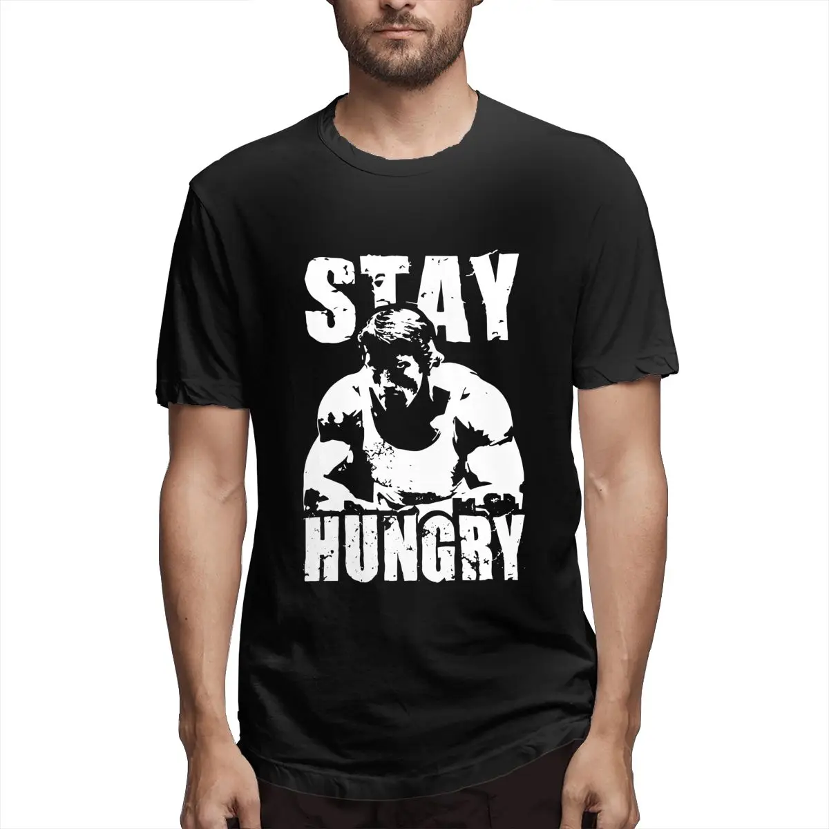 Stay Hungry Funny Crossfit Men's Hipster Tees Short Sleeve Round Neck T-Shirt 100% Cotton Unique Clothes
Stay Hungry Funny Crossfit Men's Hipster Tees Short Sleeve Round Neck T-Shirt 100% Cotton Unique Clothes