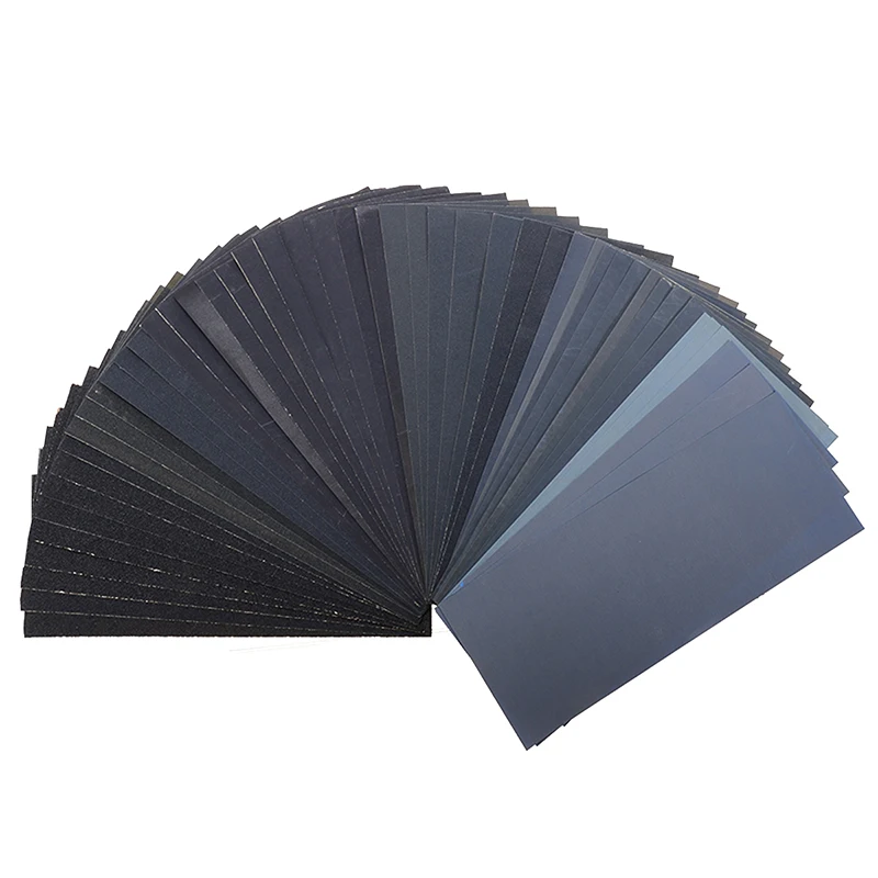 48Pcs Wet Dry Sandpaper 120-3000 Grit Assortment Abrasive Paper Sheets for Automotive Sanding Wood Furniture Finishing 230*93mm
48Pcs Wet Dry Sandpaper 120-3000 Grit Assortment Abrasive Paper Sheets for Automotive Sanding Wood Furniture Finishing 230*93mm