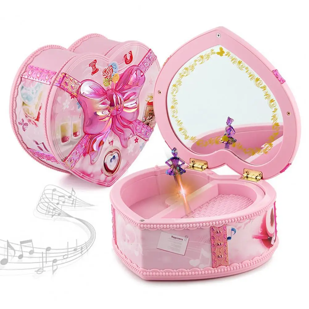Dancing Girl Music Jewelry Box with Mirror Birthday Gift Desktop Decoration Children Girl Beautiful Storage Box Toy
Dancing Girl Music Jewelry Box with Mirror Birthday Gift Desktop Decoration Children Girl Beautiful Storage Box Toy
