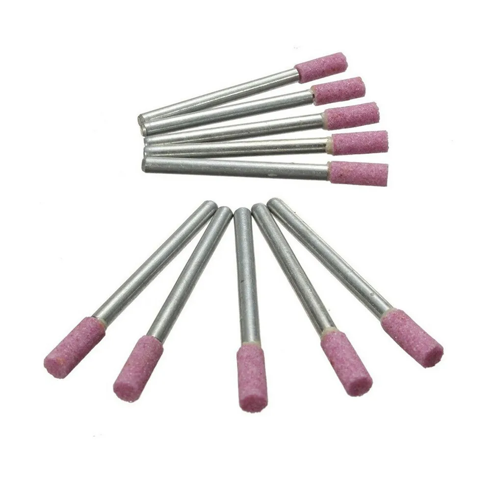 10 Pcs Polishing Head Grinding Stone Head 4mm Rotary Tool For Chain Saw Sharpening Grinder Polisher Accessories
10 Pcs Polishing Head Grinding Stone Head 4mm Rotary Tool For Chain Saw Sharpening Grinder Polisher Accessories