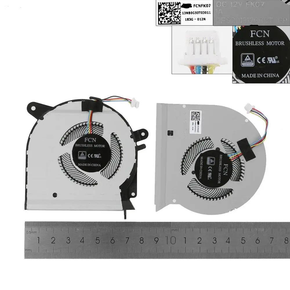 New Laptop Cooling Fan For Asus ROG Strix gl503vs gl503vm(Left+Right Original,a little flaw) PN:FK06 FK07
New Laptop Cooling Fan For Asus ROG Strix gl503vs gl503vm(Left+Right Original,a little flaw) PN:FK06 FK07