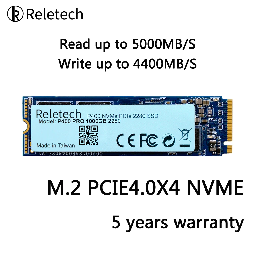 Reletech ssd m2 PCIE 4 0 nvme контроллер PHISON 500 г 1 ТБ 2 3D NAND M.2 твердотельный накопитель 2280