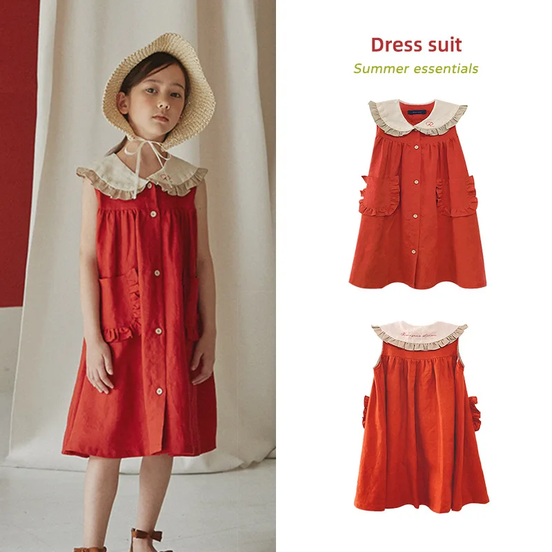 RJ Korea children's wear 2021 summer girls sleeveless princess dress cotton baby dress skirt
RJ Korea children's wear 2021 summer girls sleeveless princess dress cotton baby dress skirt