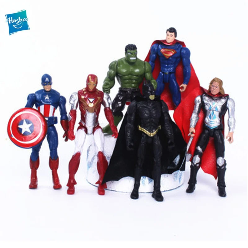 6 шт./компл. Hasbro супергероев Marvel Мстители Бесконечность военный Супермен с